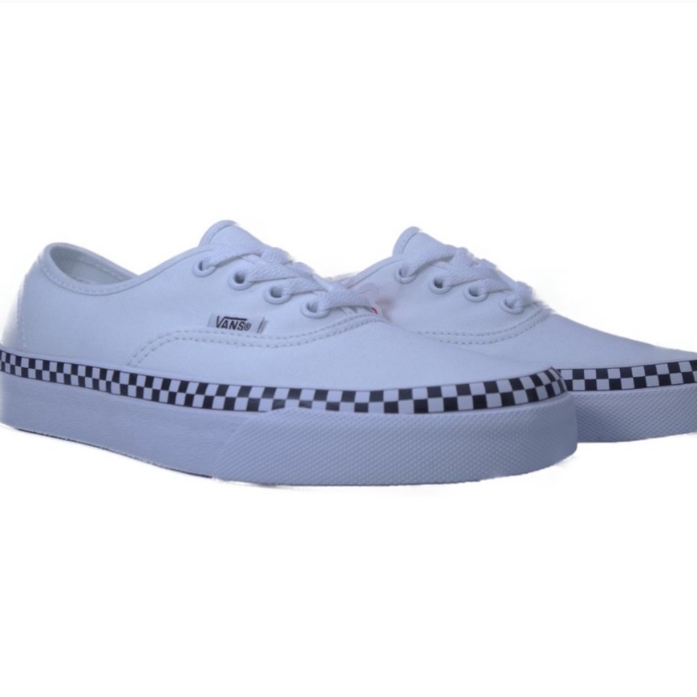 VANS Authentic Check Foxing (True White) Women’s